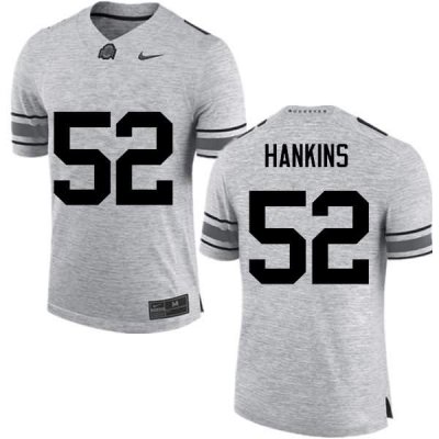 Men's Ohio State Buckeyes #52 Johnathan Hankins Gray Nike NCAA College Football Jersey In Stock SGR0444QP